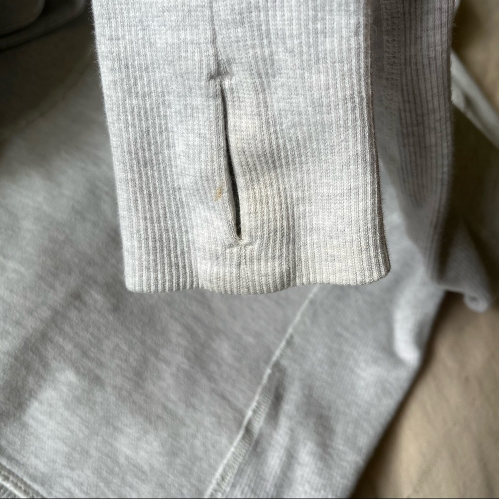 ❗️SOLD❗️Lululemon Calm & Cozy Zip Up Jacket Heathered Core Ultra Light - Picture 13 of 15